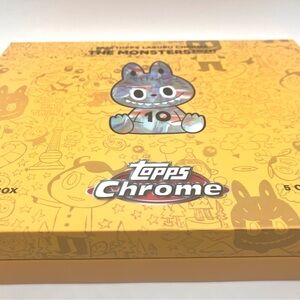 Labubu x Topps Chrome The Monsters 10th Anniversary Hobby Box Card Set, On-Hand